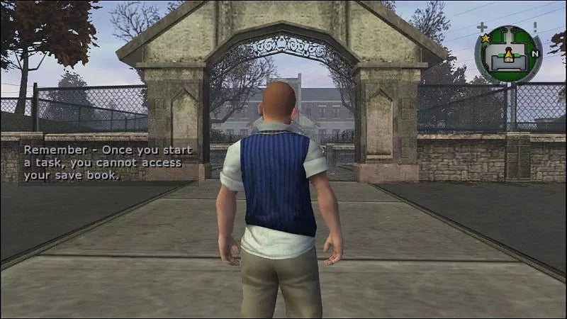 Gameplay e captura de tela de Bully - PS4