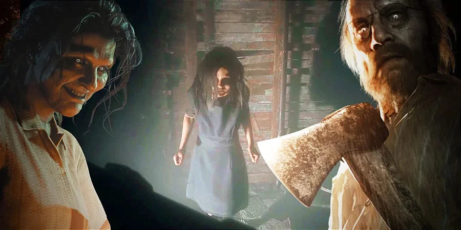 Gameplay e captura de tela de Resident Evil 7 Biohazard - PS4