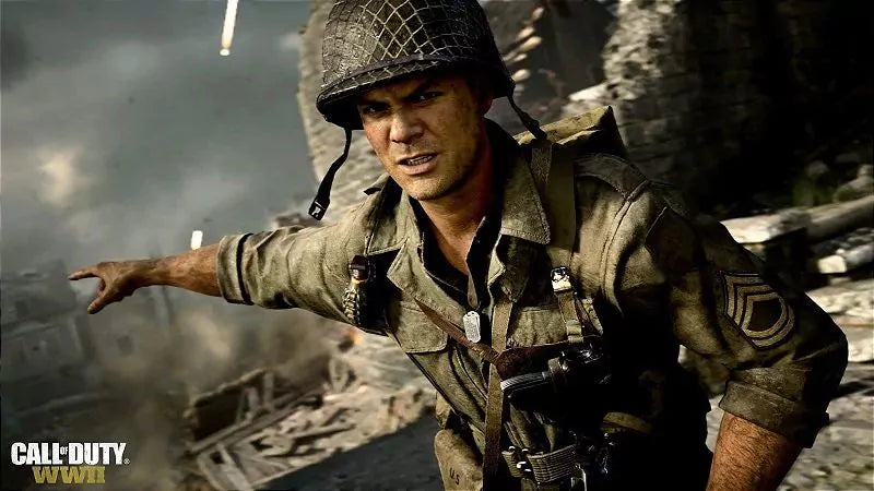 Gameplay e captura de tela de Call of Duty Wwii Edição Ouro - PS4