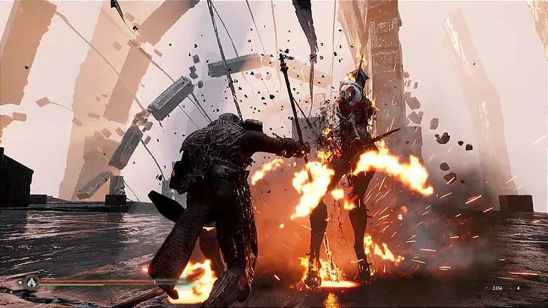 Gameplay e captura de tela de Mortal Shell - PS4