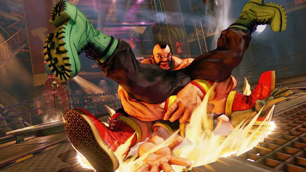Gameplay e captura de tela de Street Fighter V - PS4