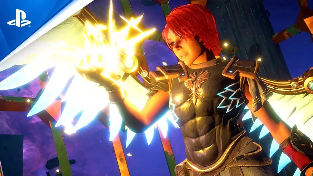Gameplay e captura de tela de Immortals Fenyx Rising - PS4