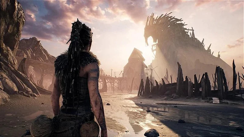 Gameplay e captura de tela de Hellblade Senua's Sacrifice - PS4
