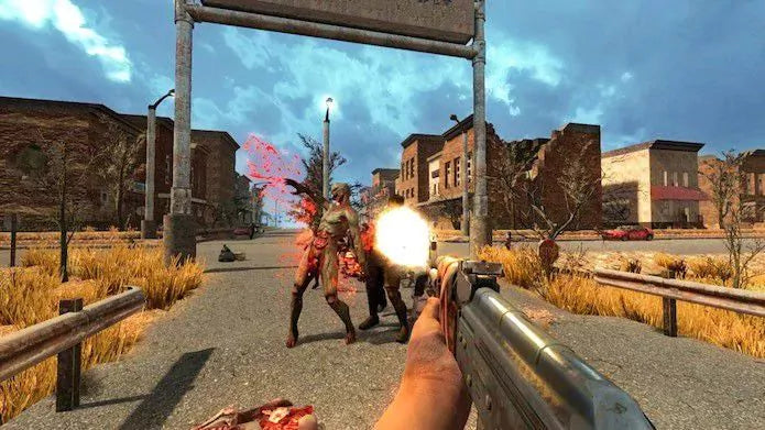 Gameplay e captura de tela de 7 Days To Die - PS4