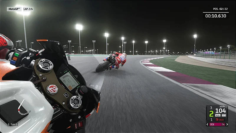 Gameplay e captura de tela de MotoGP 20 - PS4