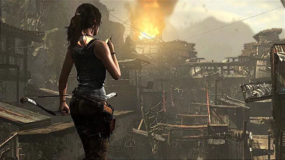 Gameplay e captura de tela de Tomb Raider Definitive Edition - PS4