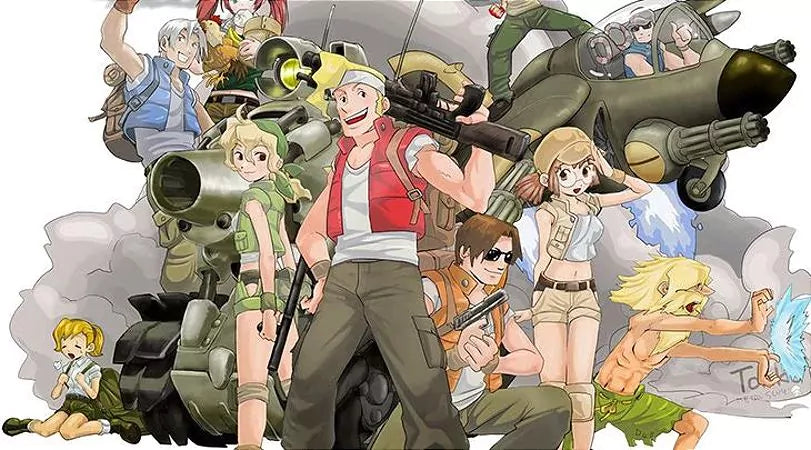 Gameplay e captura de tela de Metal Slug Anthology - PS4