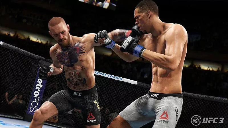 Gameplay e captura de tela de UFC 3 - PS4