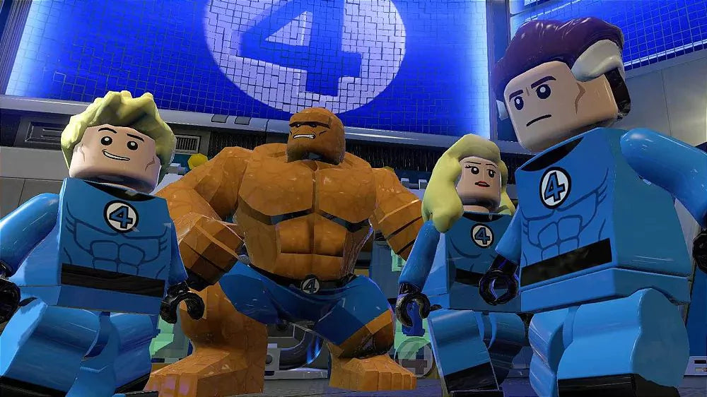 Gameplay e captura de tela de Coleção LEGO Marvel - PS4