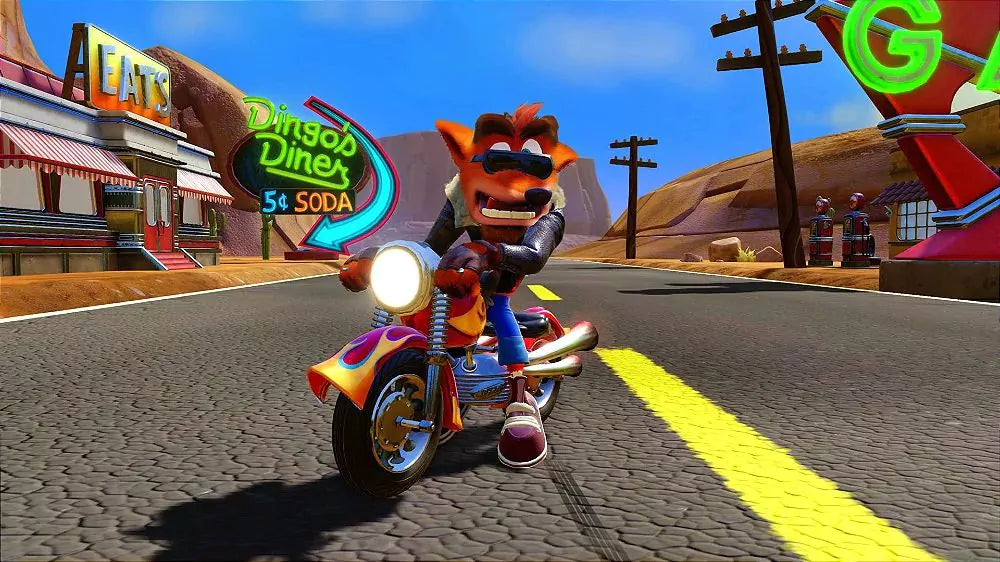 Gameplay e captura de tela de Crash Bandicoot N. Sane Trilogy - PS4