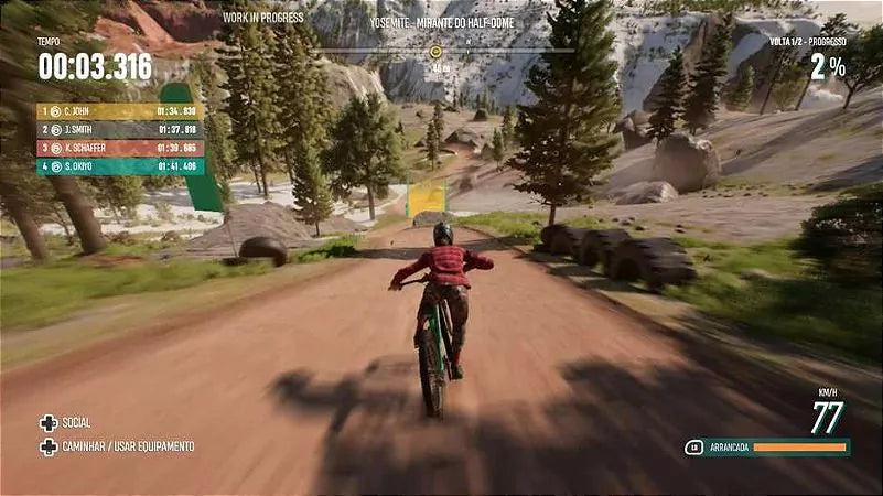 Gameplay e captura de tela de Riders Republic - PS4