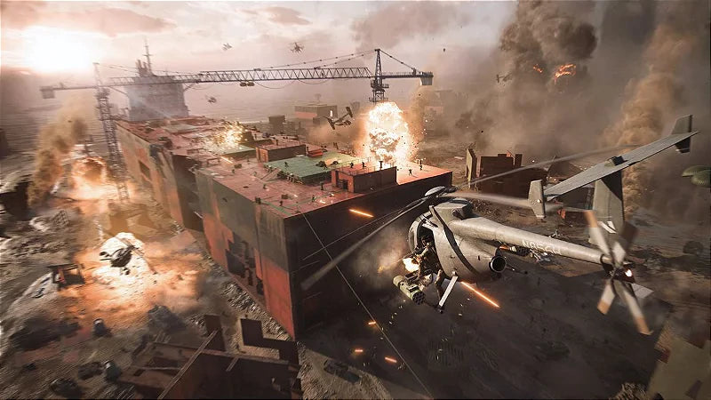 Gameplay e captura de tela de Battlefield 2042 - PS4