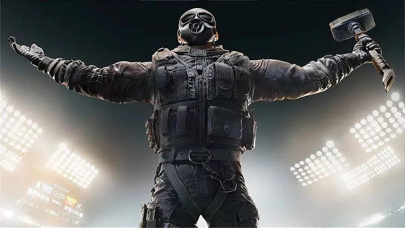 Gameplay e captura de tela de Tom Clancys Rainbow Six Siege Deluxe Edition - PS4