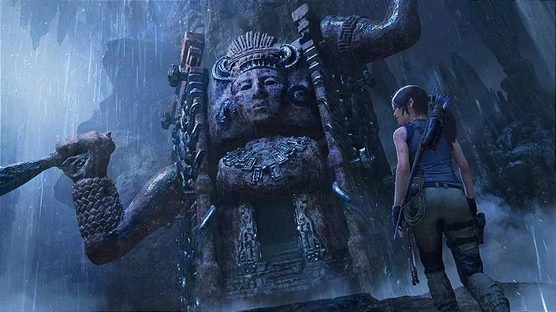 Gameplay e captura de tela de Shadow of The Tomb Raider - PS4