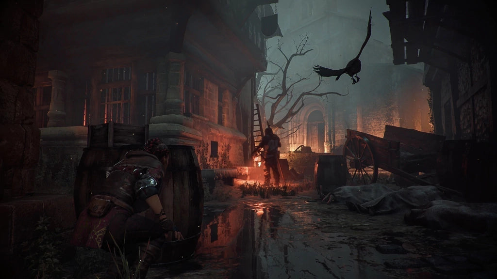 Gameplay e captura de tela de A Plague Tale Innocence - PS4
