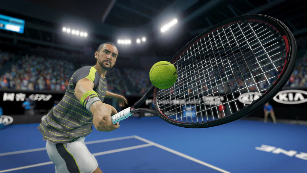 Gameplay e captura de tela de Ao Tennis 2 - PS4