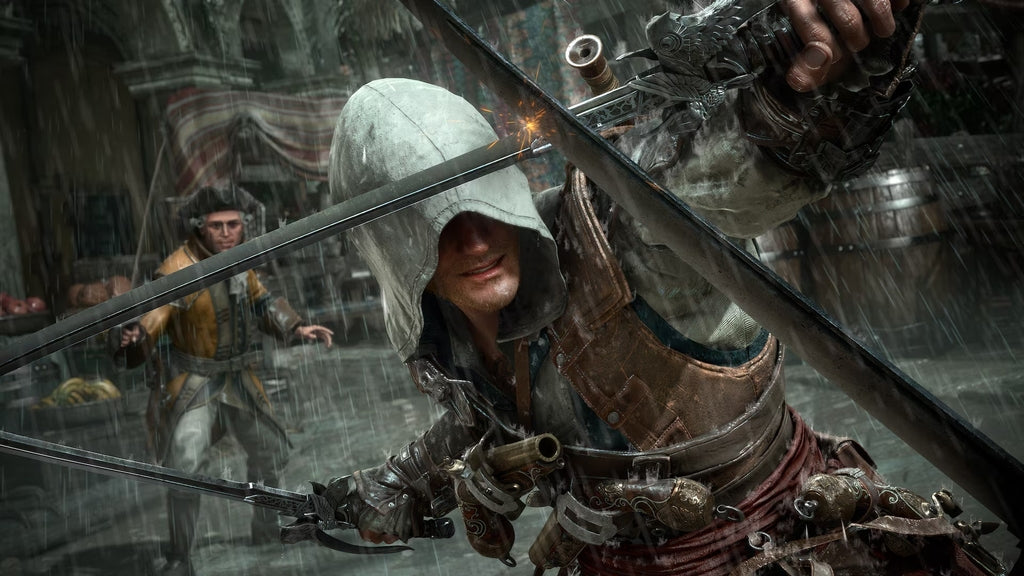 Gameplay e captura de tela de Assassin's Creed Black Flag Resynced - PS5