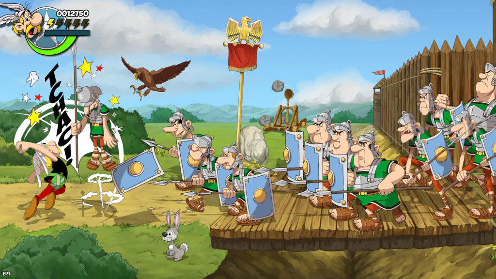 Gameplay e captura de tela de Asterix & Obelix Slap Them All! - PS4