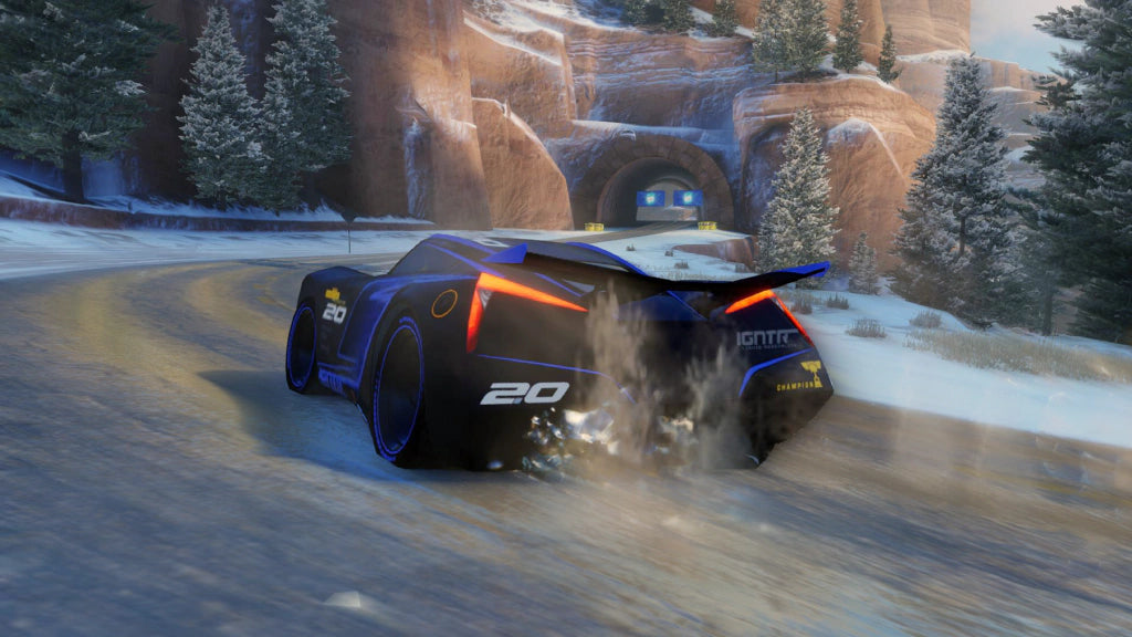 Gameplay e captura de tela de Carros 3 Correndo - Vencer - PS4