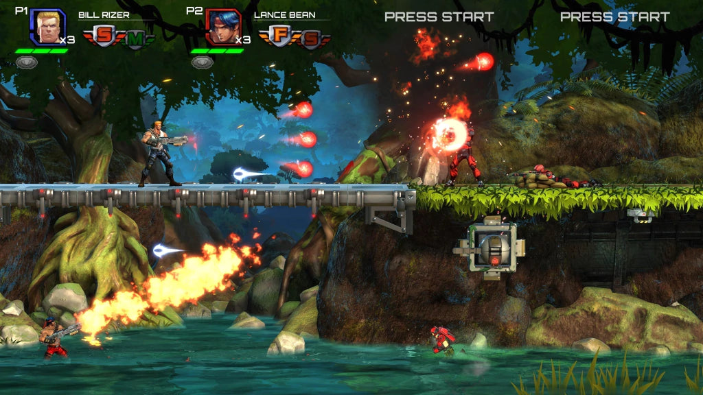 Gameplay e captura de tela de Contra: Operation Galuga - PS5