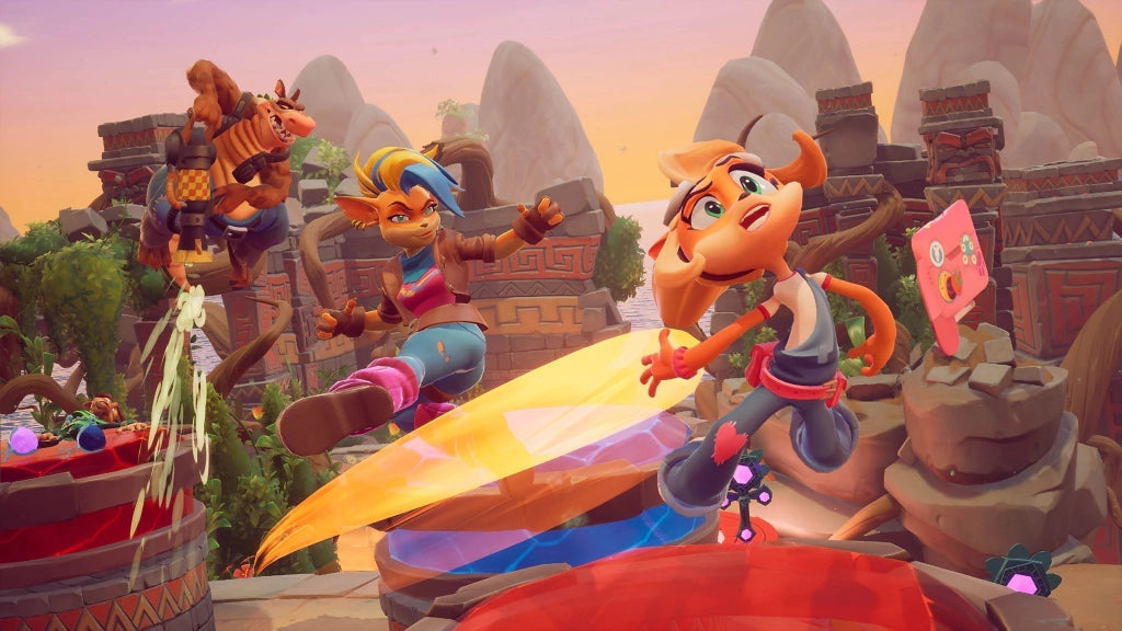 Gameplay e captura de tela de Crash Team Rumble - Edição Padrão - PS4