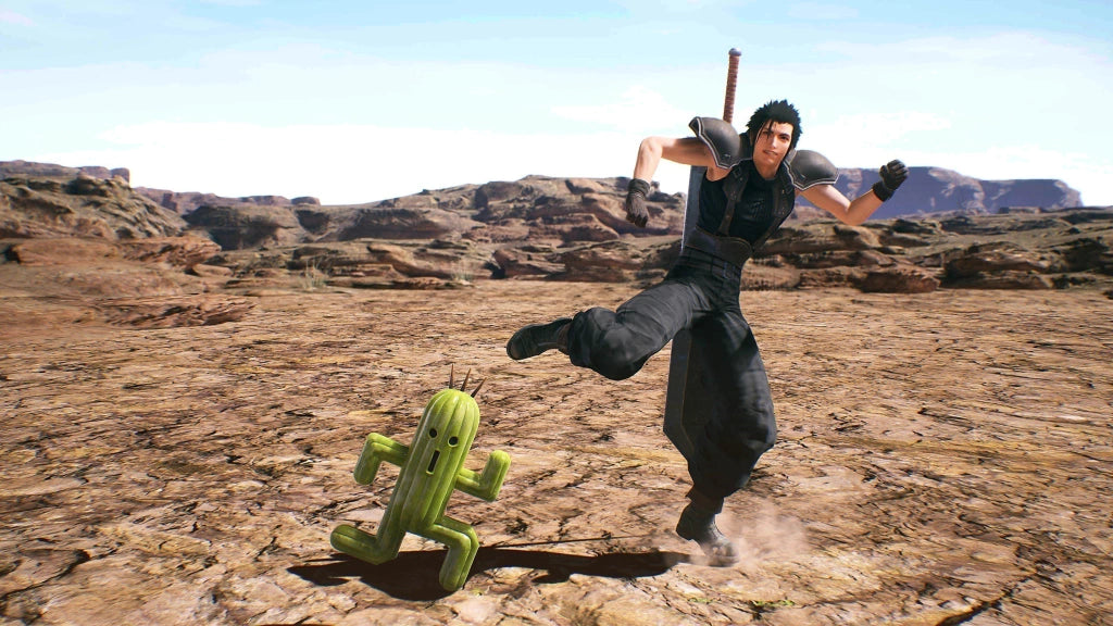Gameplay e captura de tela de Crisis Core: Final Fantasy VII Reunion - PS4
