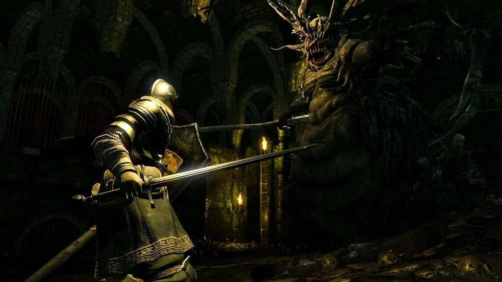 Gameplay e captura de tela de Dark Souls 3 - PS4