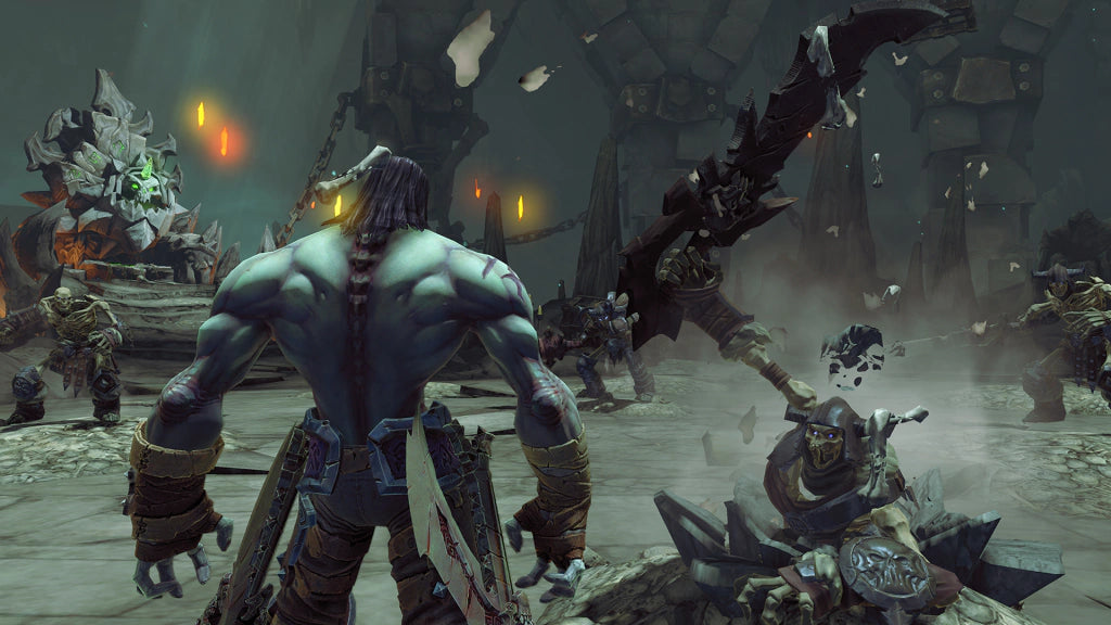 Gameplay e captura de tela de Darksiders 2 Deathinitive Edition - PS5