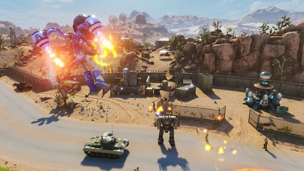 Gameplay e captura de tela de Destroy All Humans - PS4