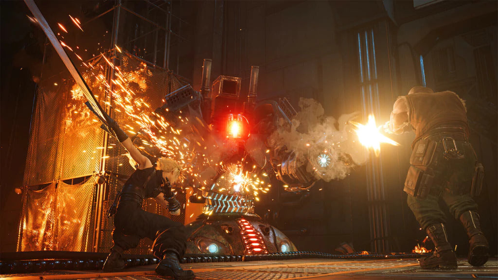 Gameplay e captura de tela de Final Fantasy VII Remake - PS4