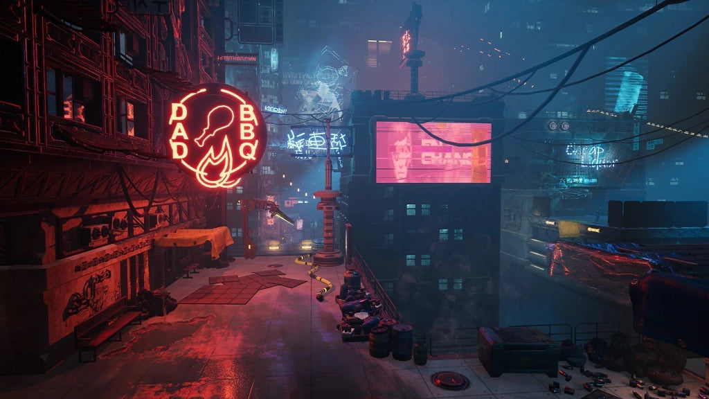 Gameplay e captura de tela de Ghostrunner - PS4
