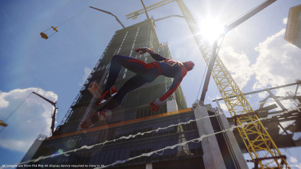 Gameplay e captura de tela de Marvels Spider Man Game of The Year Edition - PS4