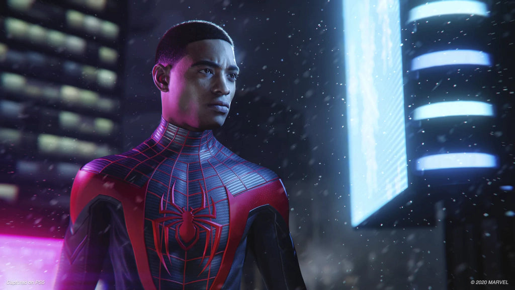 Gameplay e captura de tela de Marvels Spider Man Miles Morales - PS4