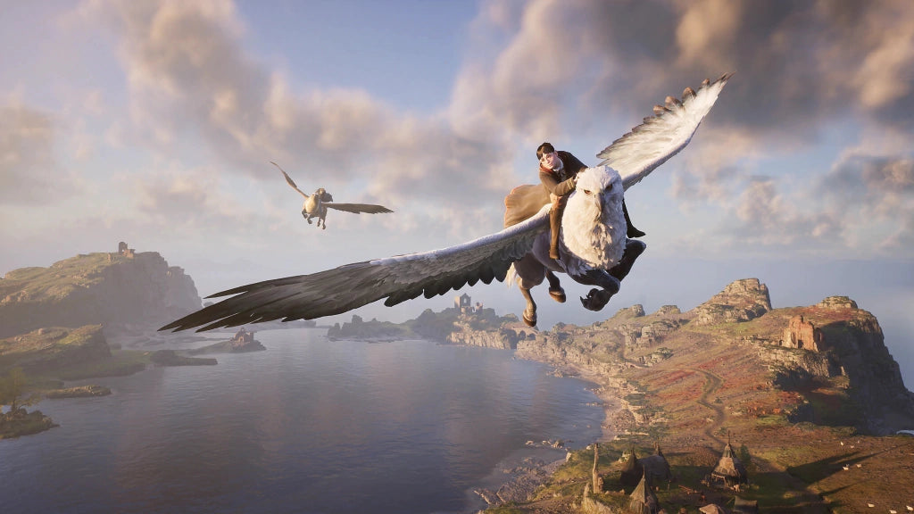 Gameplay e captura de tela de Hogwarts Legacy - PS4