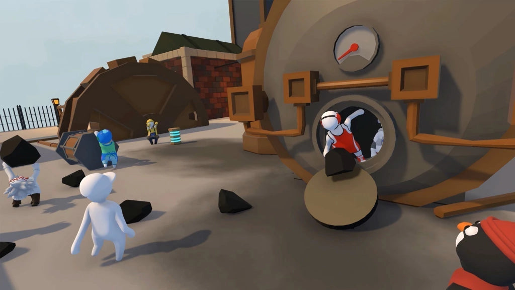 Gameplay e captura de tela de Human Fall Flat - PS4