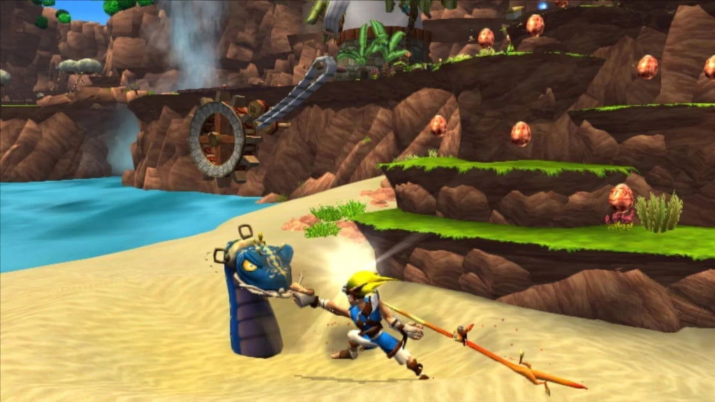 Gameplay e captura de tela de Jak and Daxter Bundle - PS4