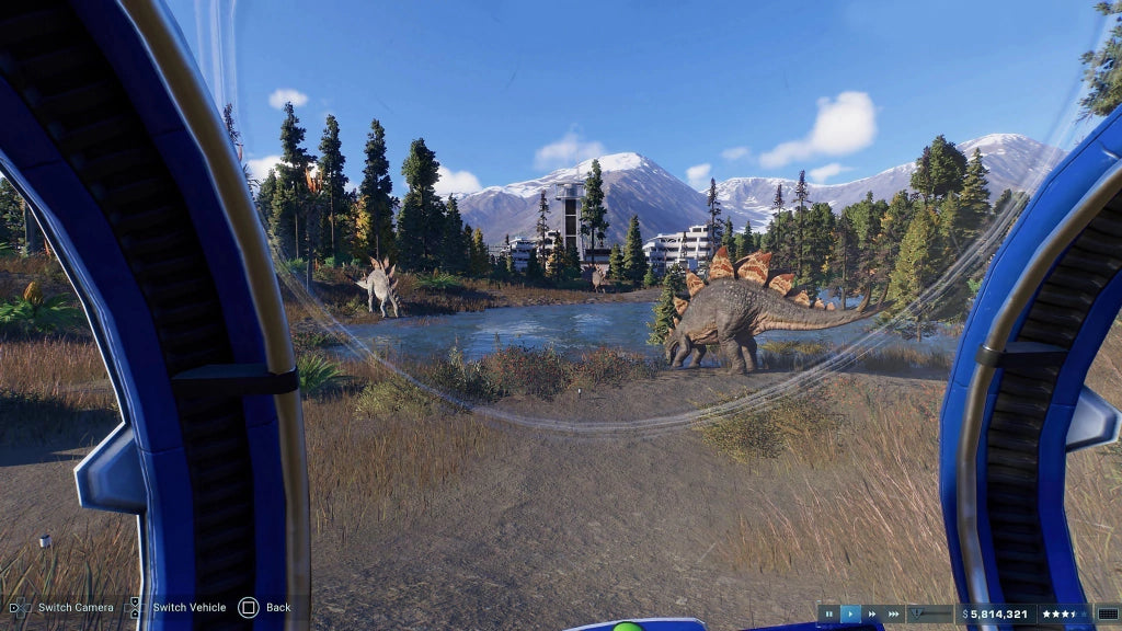 Gameplay e captura de tela de Jurassic World Evolution 2 - PS4
