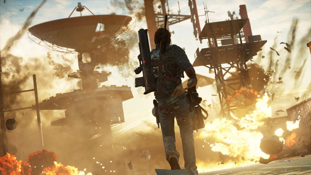 Gameplay e captura de tela de Just Cause 3 - PS4
