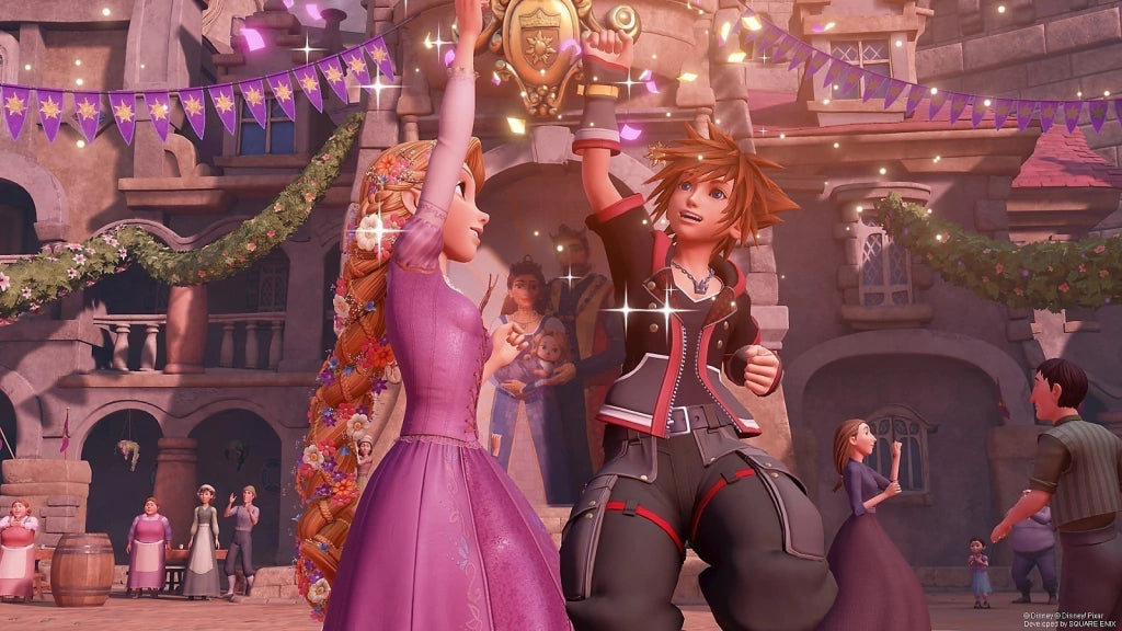 Gameplay e captura de tela de Kingdom Hearts 3 - PS4