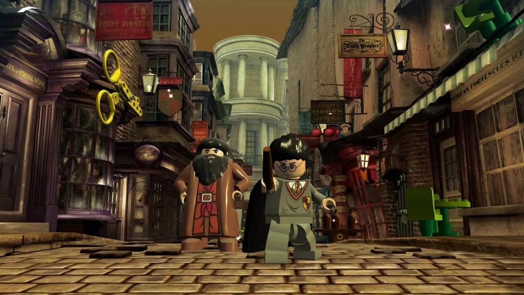 Gameplay e captura de tela de LEGO Harry Potter Collection - PS4