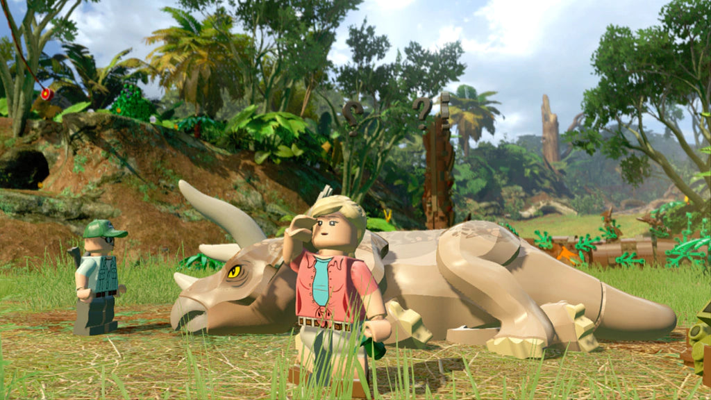 Gameplay e captura de tela de LEGO Jurassic World O Mundo dos Dinossauros - PS4