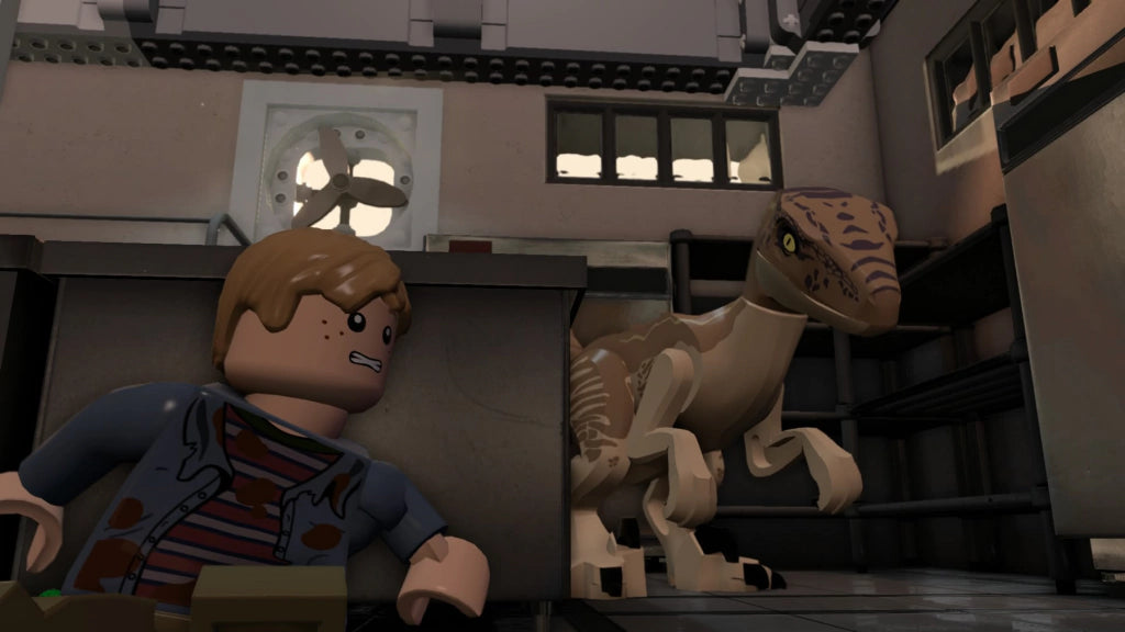 Gameplay e captura de tela de LEGO Jurassic World O Mundo dos Dinossauros - PS4