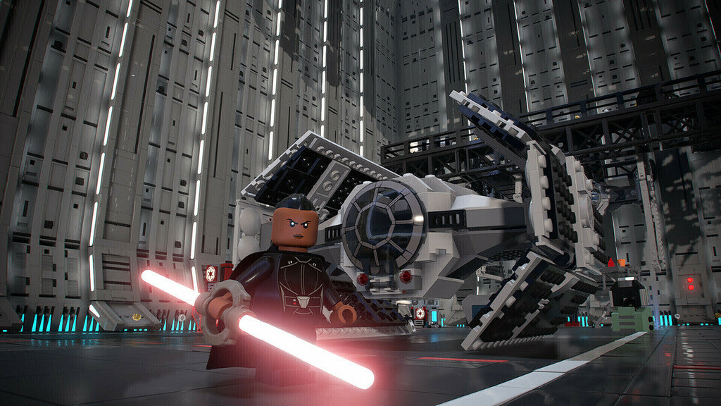 Gameplay e captura de tela de LEGO Star Wars A Saga Skywalker - PS5