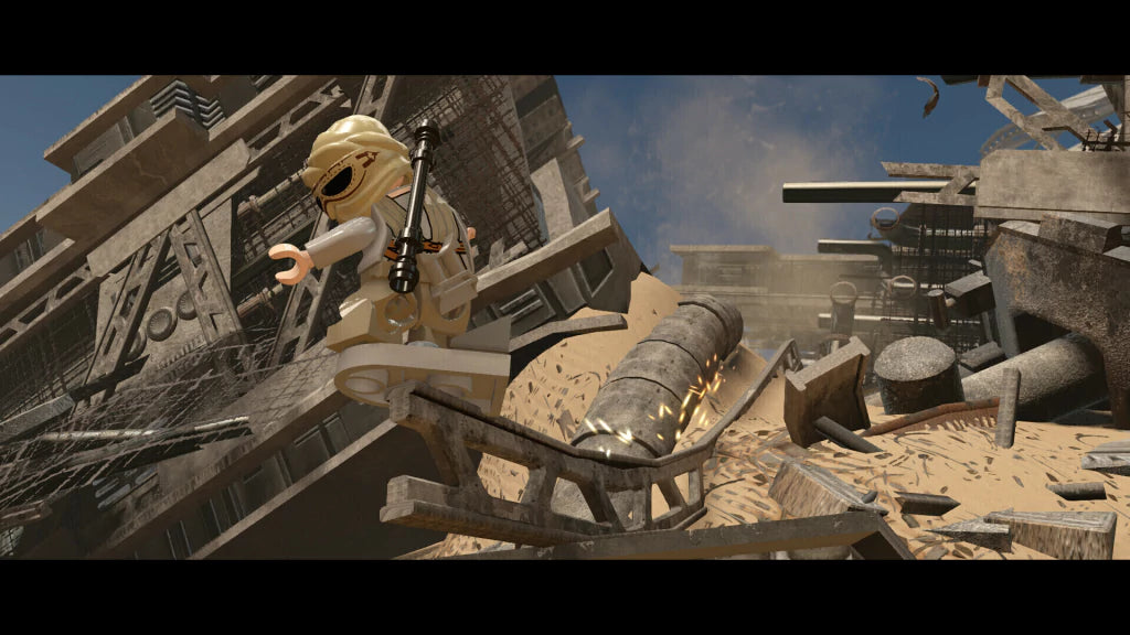 Gameplay e captura de tela de LEGO Star Wars: The Force Awakens - PS4