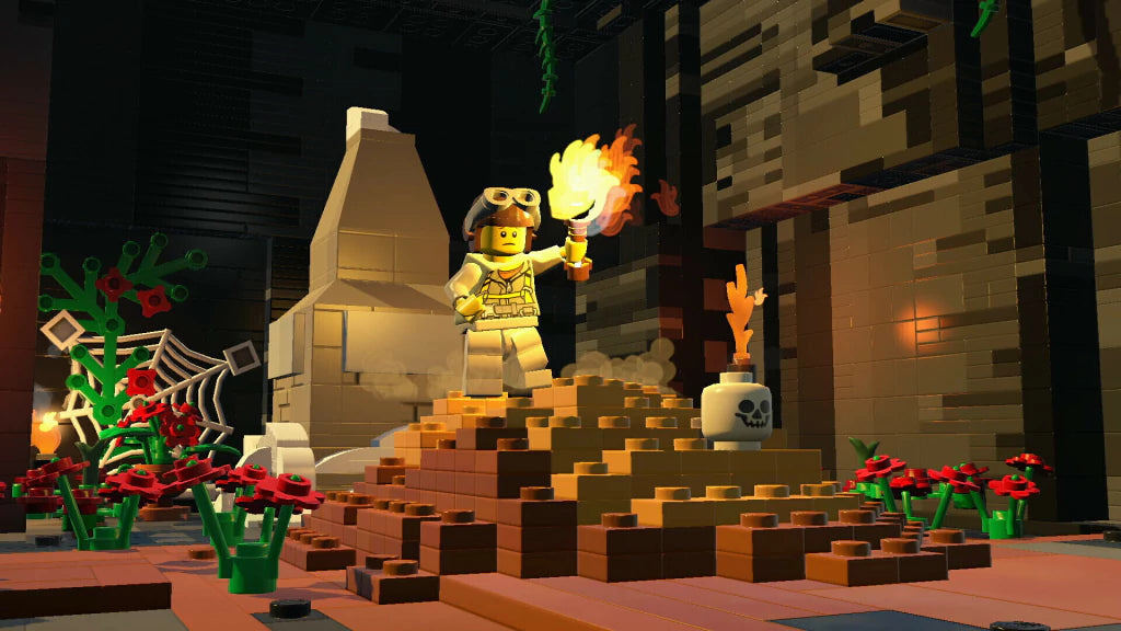 Gameplay e captura de tela de LEGO Worlds - PS4
