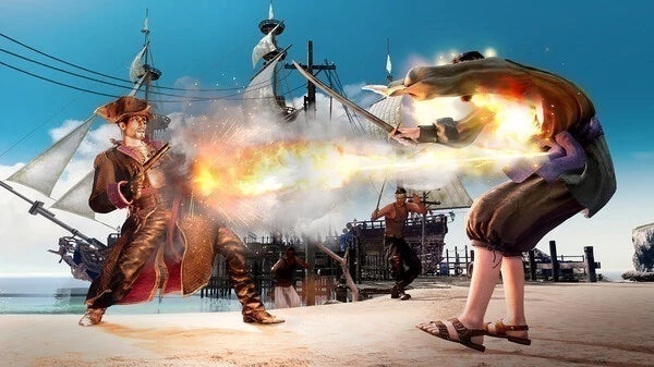 Gameplay e captura de tela de Like A Dragon: Pirate Yakuza in Hawaii - PS4