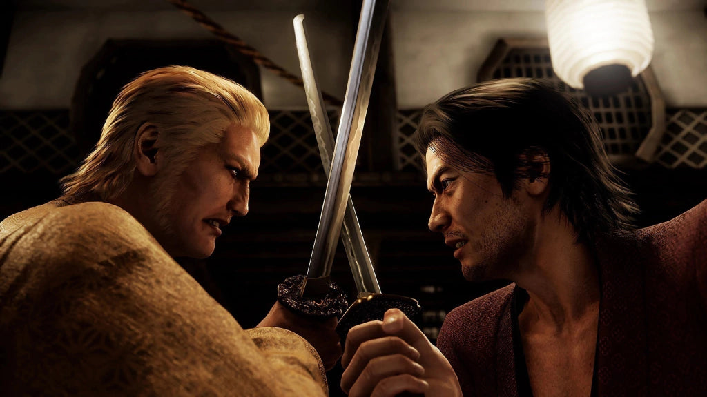 Gameplay e captura de tela de Like A Dragon: Ishin! - PS4