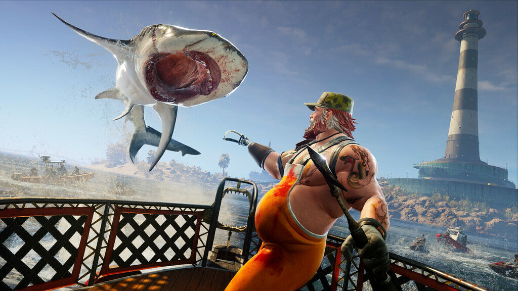 Gameplay e captura de tela de Maneater - PS5