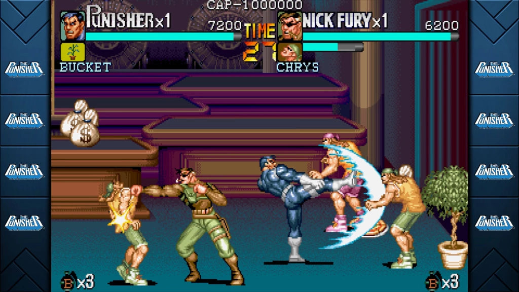 Gameplay e captura de tela de Marvel Vs. Capcom Fighting Collection: Arcade Classics - PS4