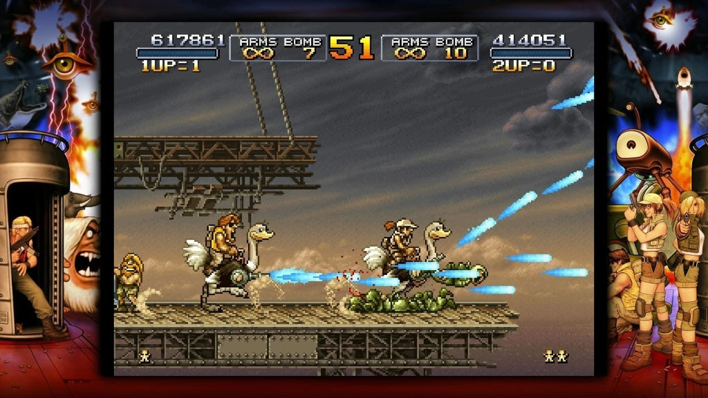 Gameplay e captura de tela de Metal Slug 3 - PS4